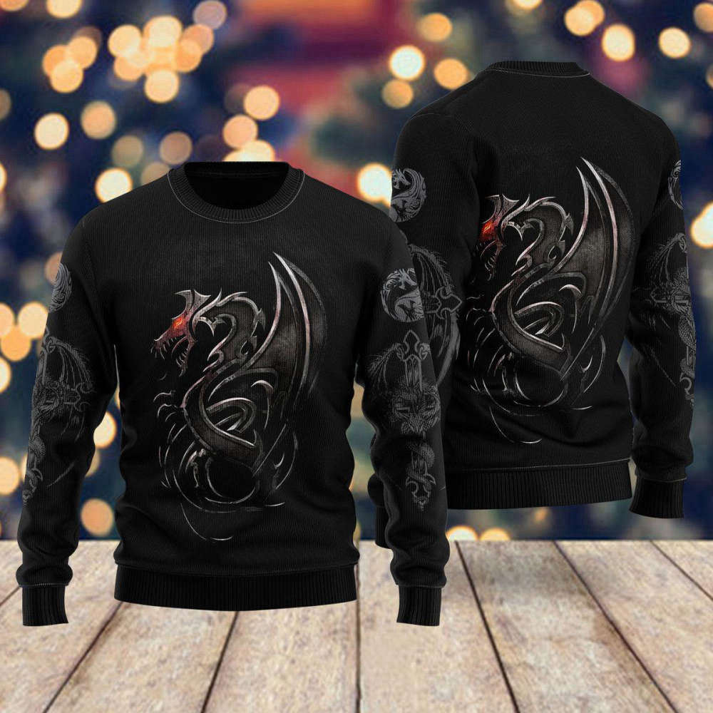 Dungeon Dragon Ugly Christmas Sweater for Men & Women – UH2051: Festive & Fun Attire