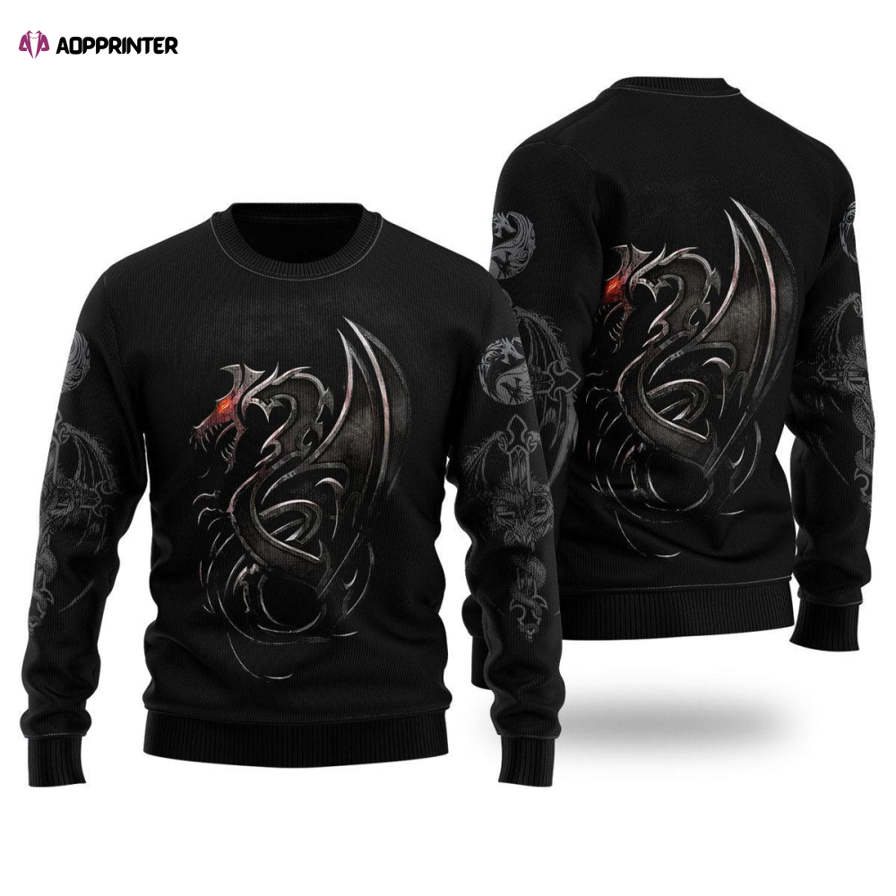 Dungeon Dragon Ugly Christmas Sweater for Men & Women – UH2051: Festive & Fun Attire