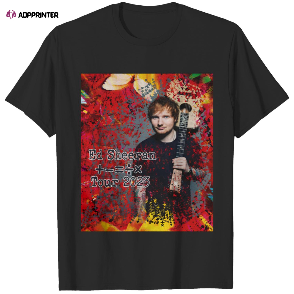 Ed Sheeran 2023 Tour Shirt, The Mathletics Concert T-Shirt