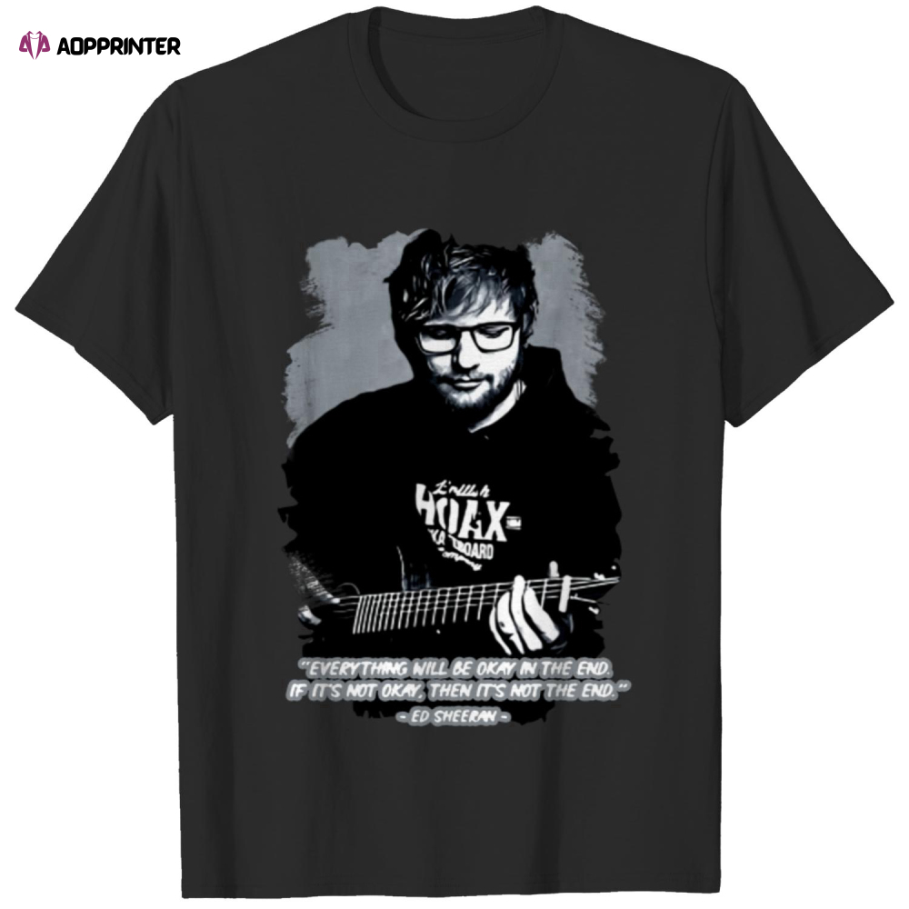 Ed Sheeran T-Shirt, Ed Sheeran Tour Shirt, Ed Sheeran 2023 Tour T-Shirt