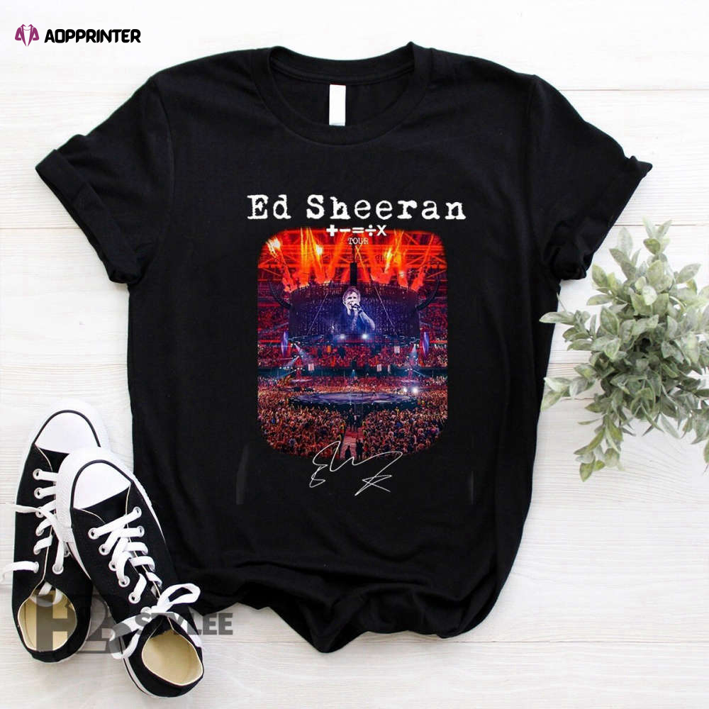 Ed Sheeran The Mathematics World Tour 2023 Ed Sheeran Music Tour 2023 Unisex T Shirt, Sweatshirt, Hoodie
