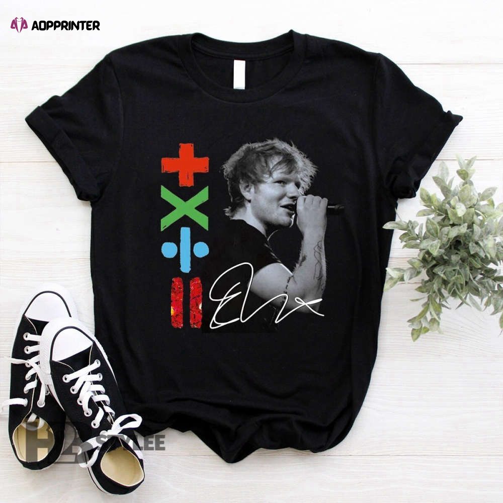 Ed Sheeran The Mathematics World Tour 2023 Ed Sheeran Music Tour 2023 Unisex T Shirt, Sweatshirt, Hoodie