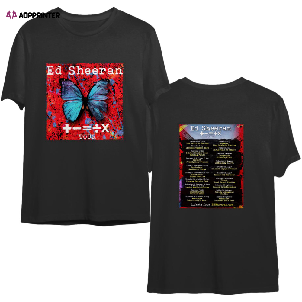 Ed Sheeran The Mathletics Concert Tour 2022 T-shirt