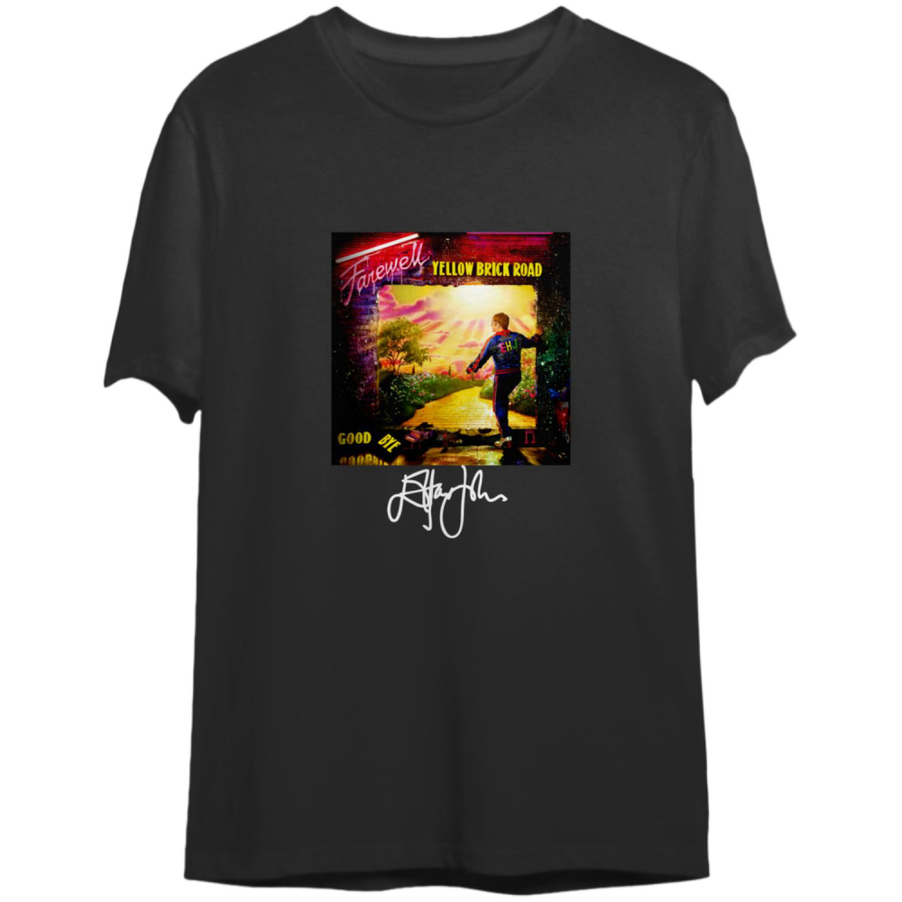 Elton John Farewell Tour Yellow Brick Road 2022 T-Shirt