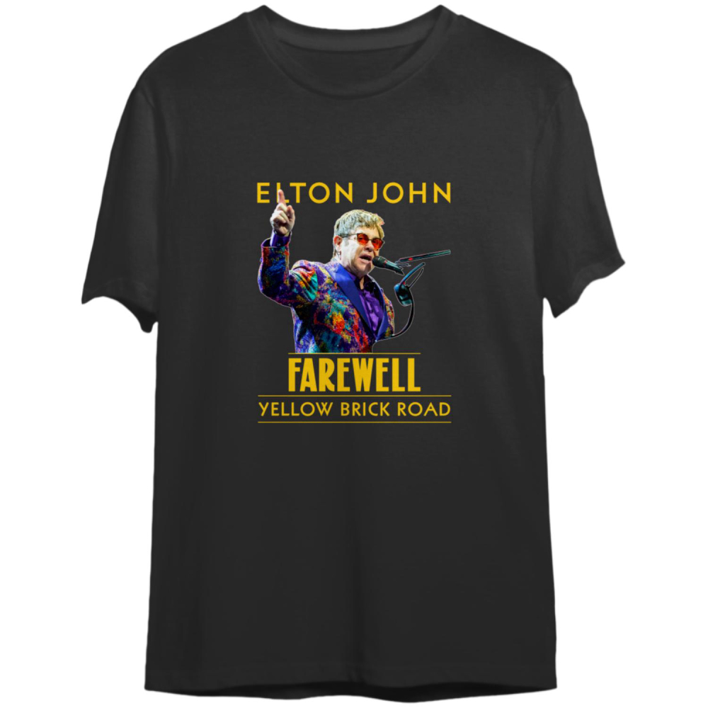 Elton John Farewell Tour Yellow Brick Road The Final Tour 2022 Tshirt