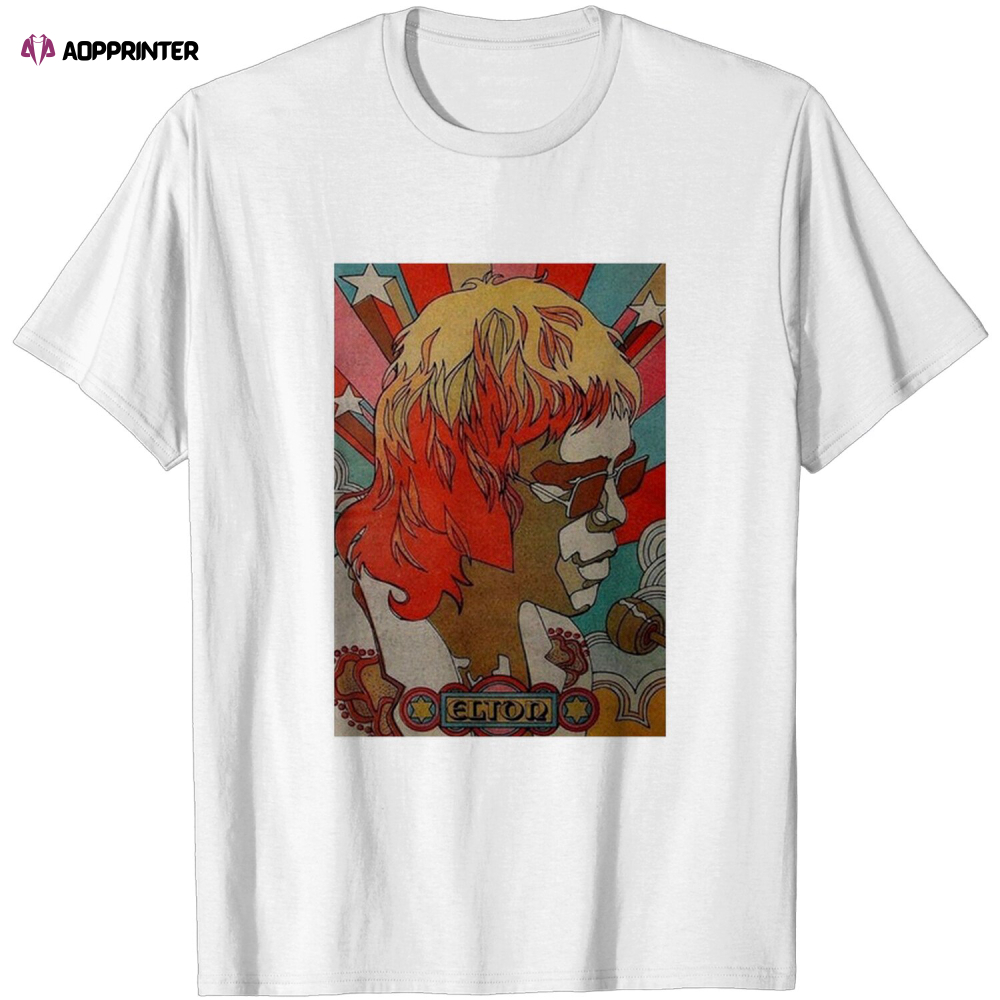 Elton John Inspired Movie Music T Shirt