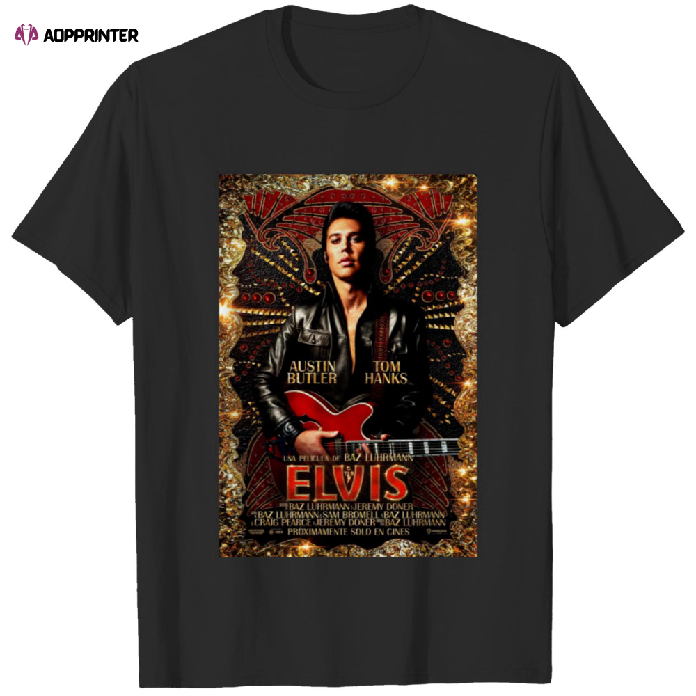 Elvis Presley 2022 Movie Logo for T shirt, Baz Luhrmann ELVIS Shirt