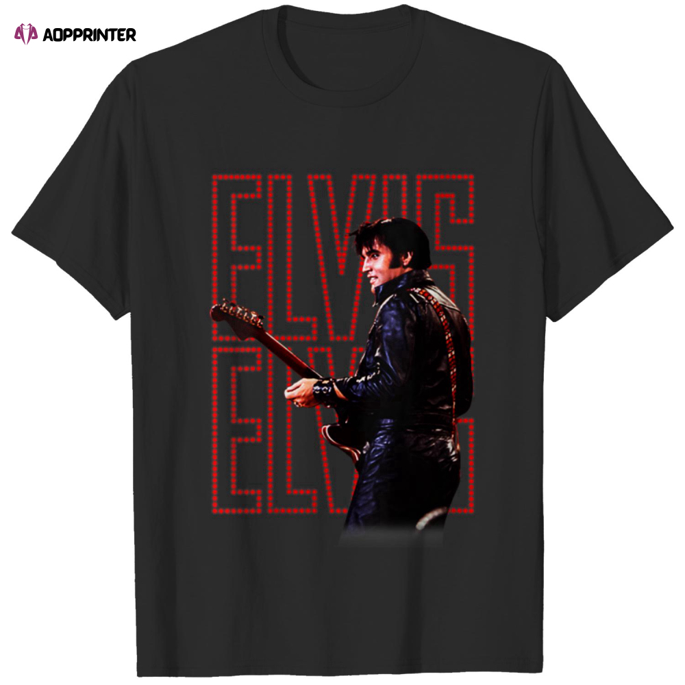 Elvis Presley 68 Comeback Special Rock Band Tshirt