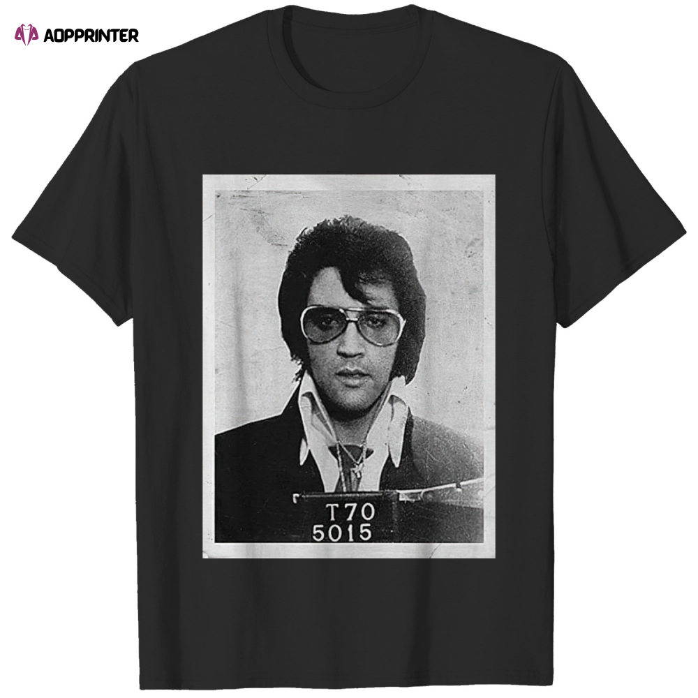 Elvis Presley Mugshot Poster T Shirt