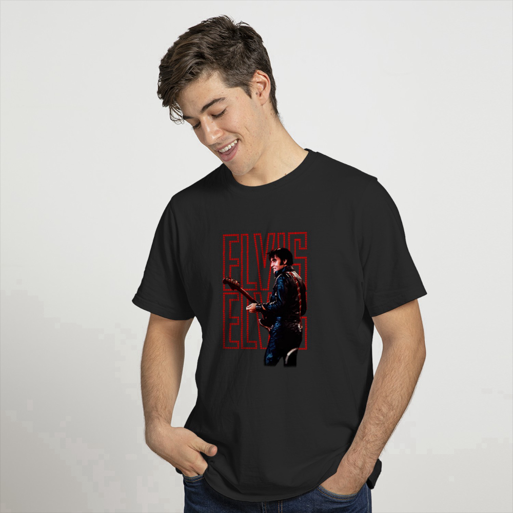 Elvis Presley Official 68 Comeback Special Rock Band Tshirt Gift Unisex T-Shirt Shirt Gift For Men Women Hoodie T-Shirt