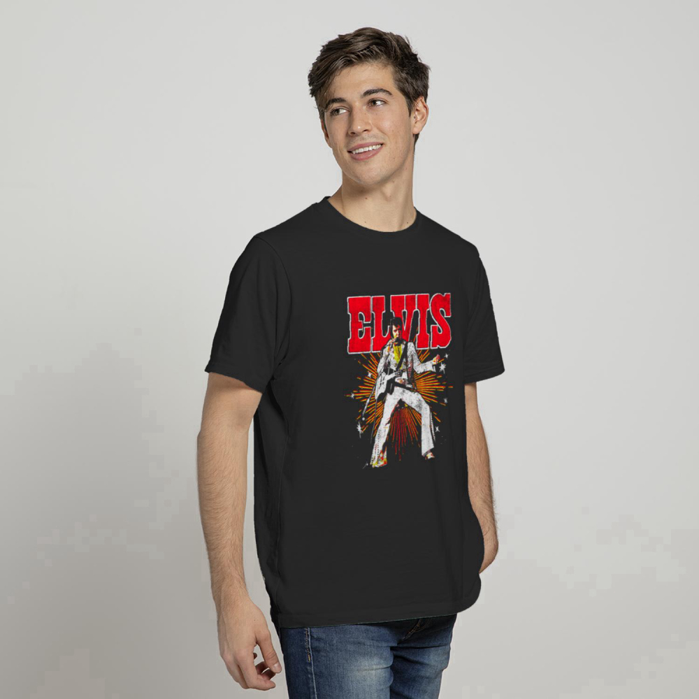 Elvis Presley Retro Rock Music Unisex Gift T-Shirt