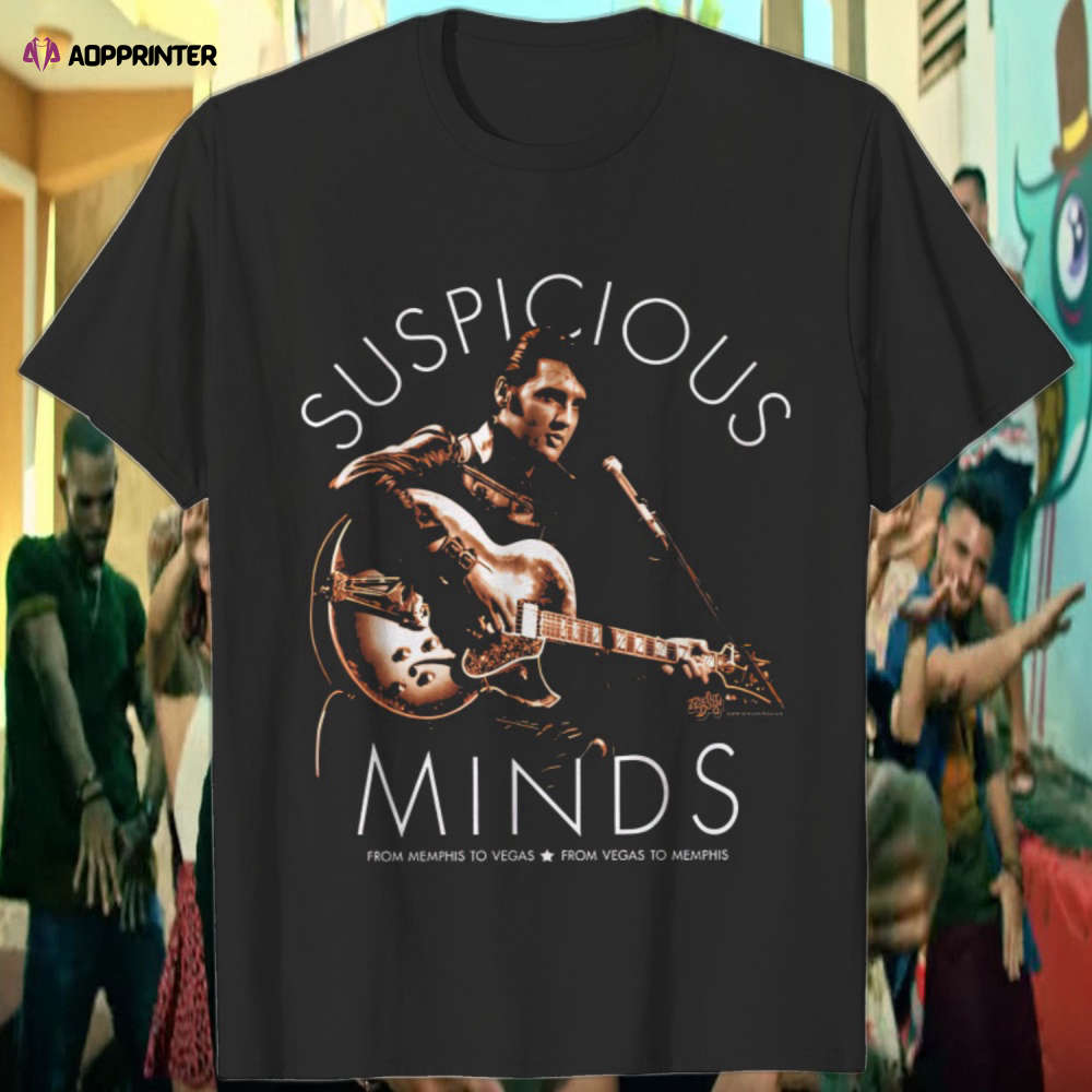 Elvis Presley Suspicious Minds Tee T-Shirt