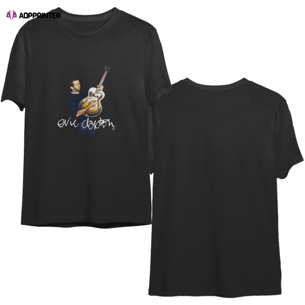 Eric Clapton 1995 North American Tour Black Concert T Shirt