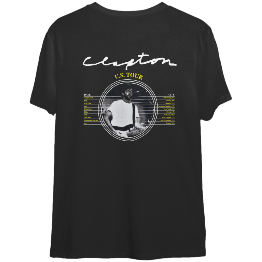 Eric Clapton Vintage 1992 US Tour T-Shirt