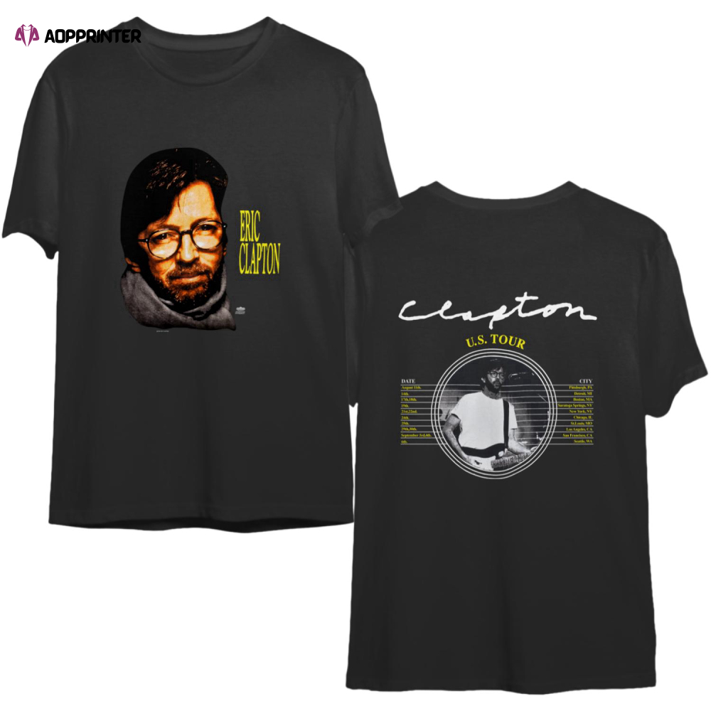 Eric Clapton Vintage 1992 US Tour T-Shirt