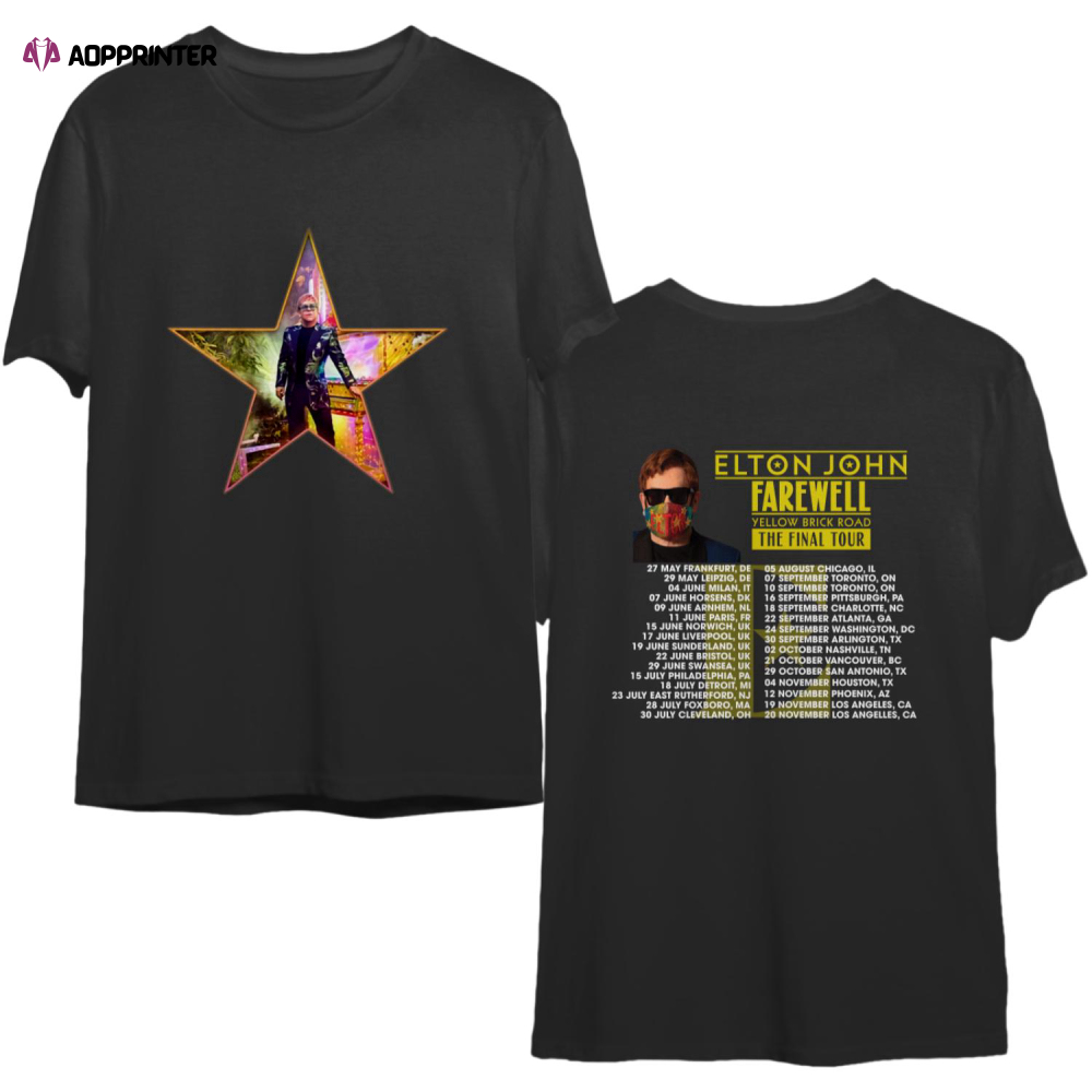 Farewell Yellow Brick Road The Final Tour 2022 Shirt, Elton John Farewell Tour 2022 Shirt