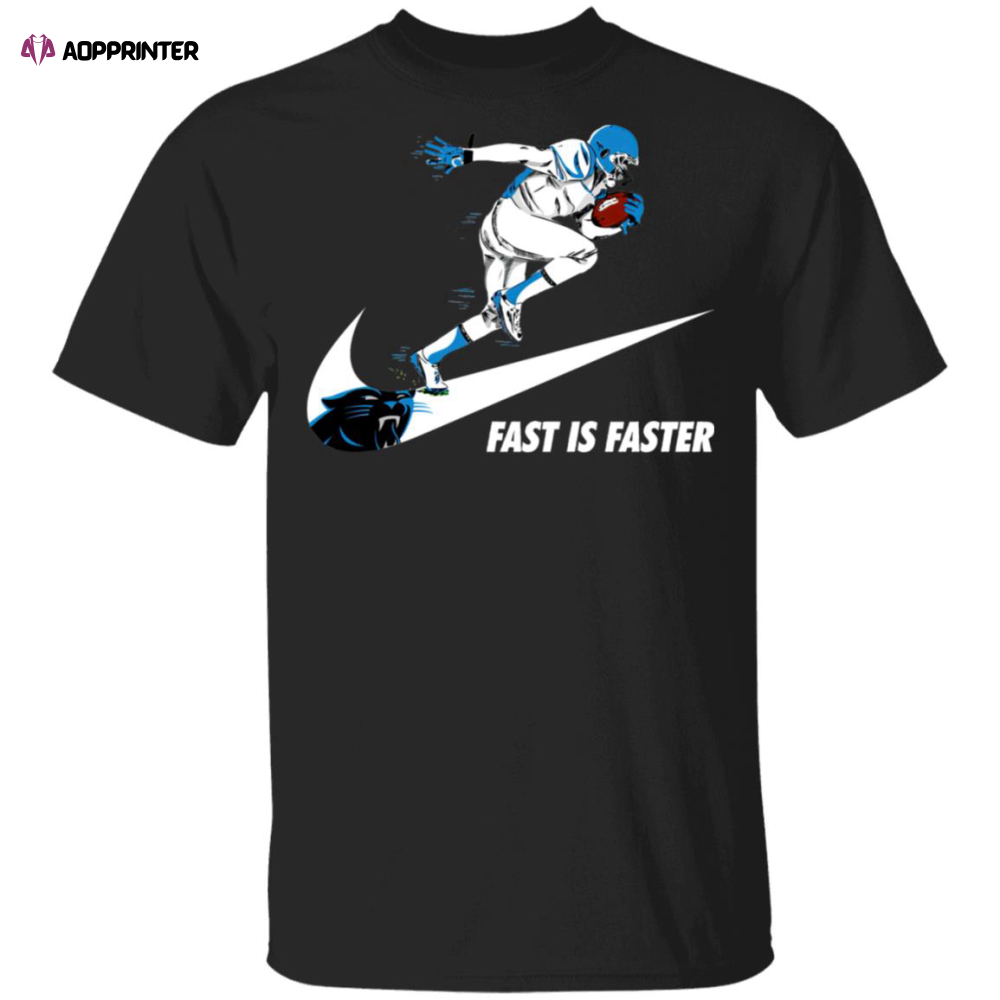 Fast Is Faster Strong Carolina Panthers Nike Shirt, Hoodie