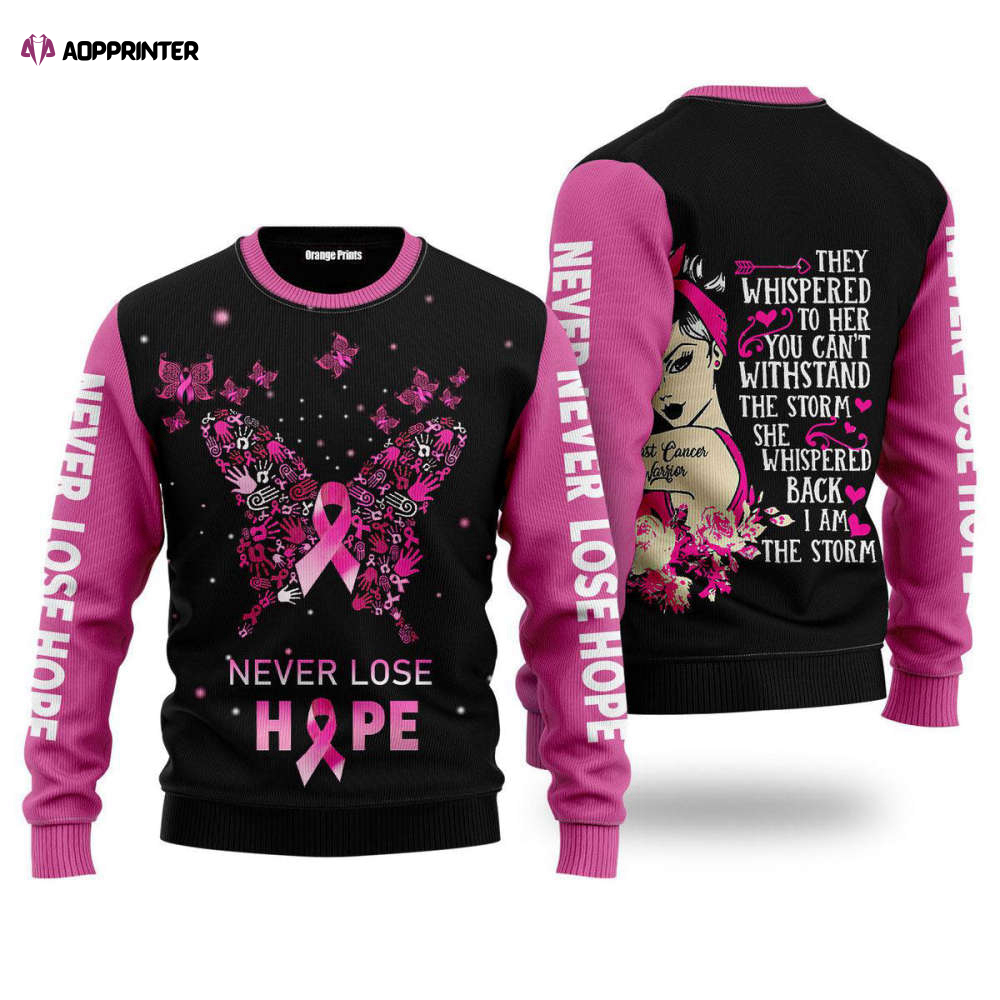 Fight Breast Cancer with Style: Ugly Christmas Sweater for Men & Women