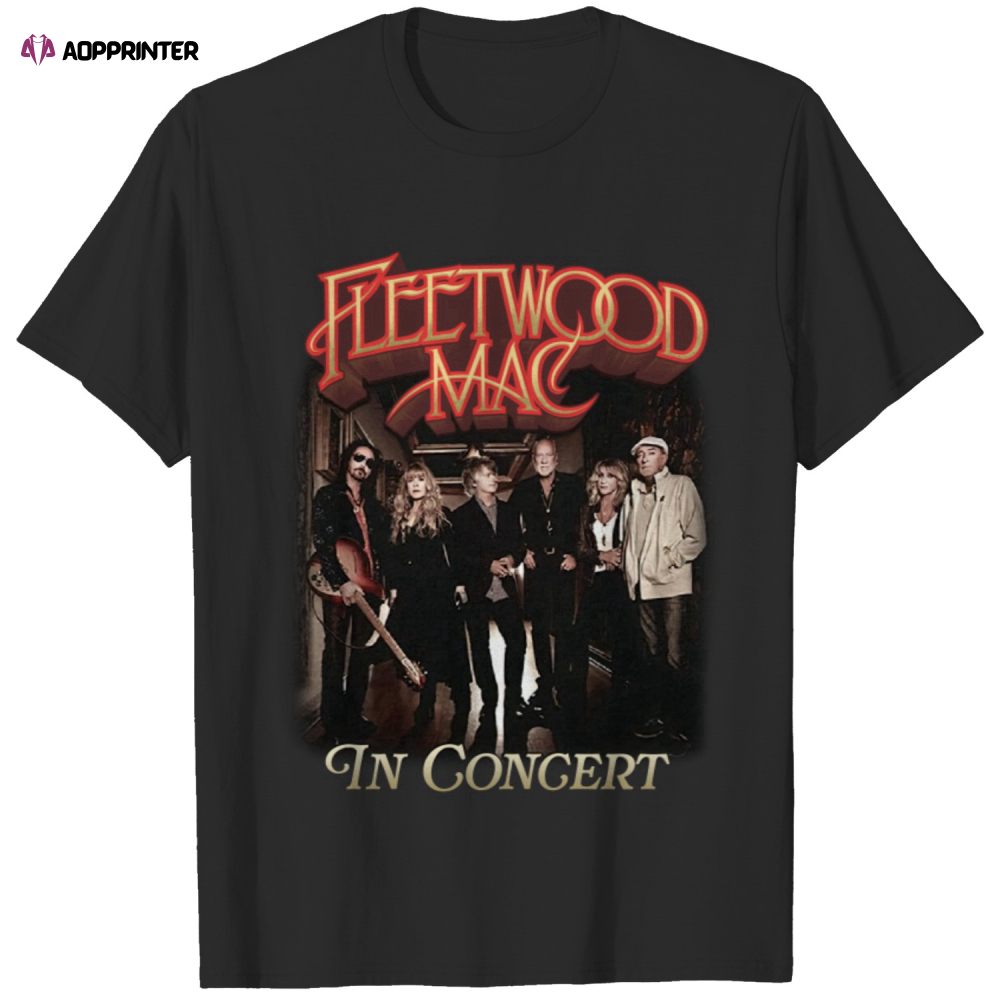 Fleetwood Mac Official Fleetwod Mac in Concert Black T-Shirt