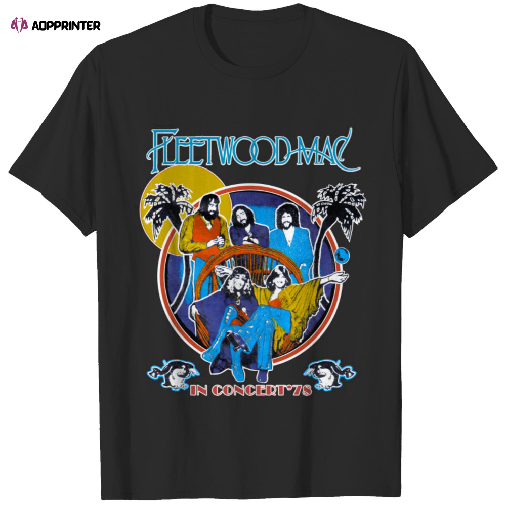 Fleetwood Mac Tour Shirt, Vintage Fleetwood Mac Shirt
