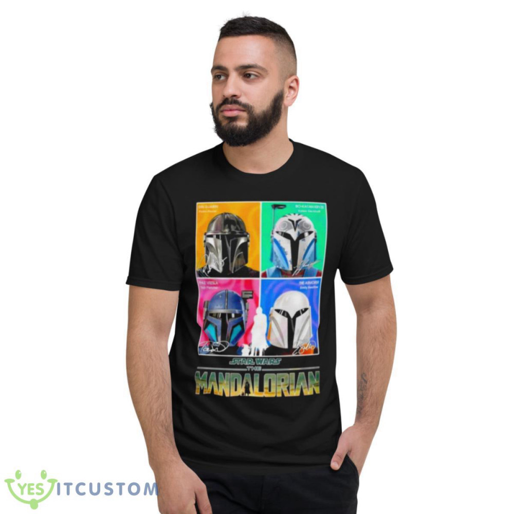 Four Members Star Wars The Mandalorian Signatures Shirt