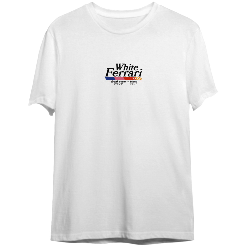 Frank Ocean BLOND WHITE FERRAR! Art Shirt