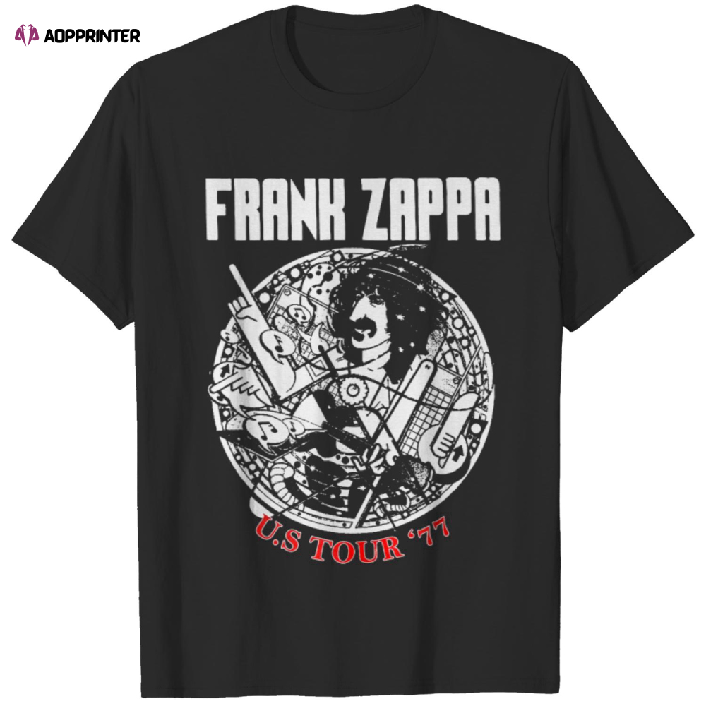Frank Zappa Vintage ’77 Tour T-Shirt, Frank Zappa Shirt