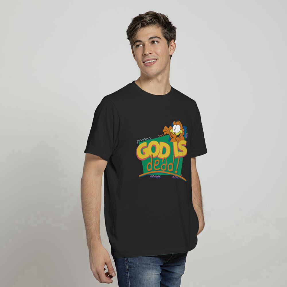 (garfield) god is dead – Garfield – T-Shirt