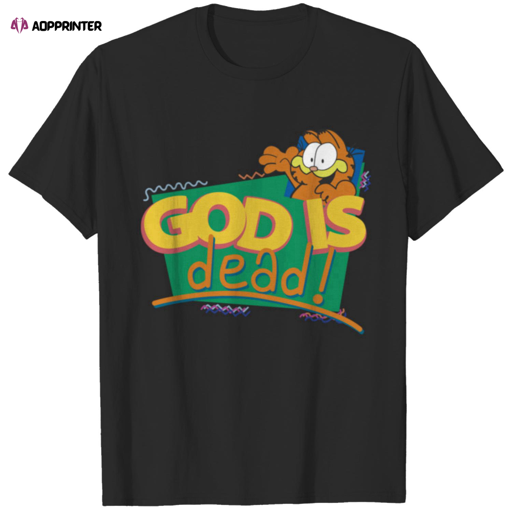 (garfield) god is dead – Garfield – T-Shirt