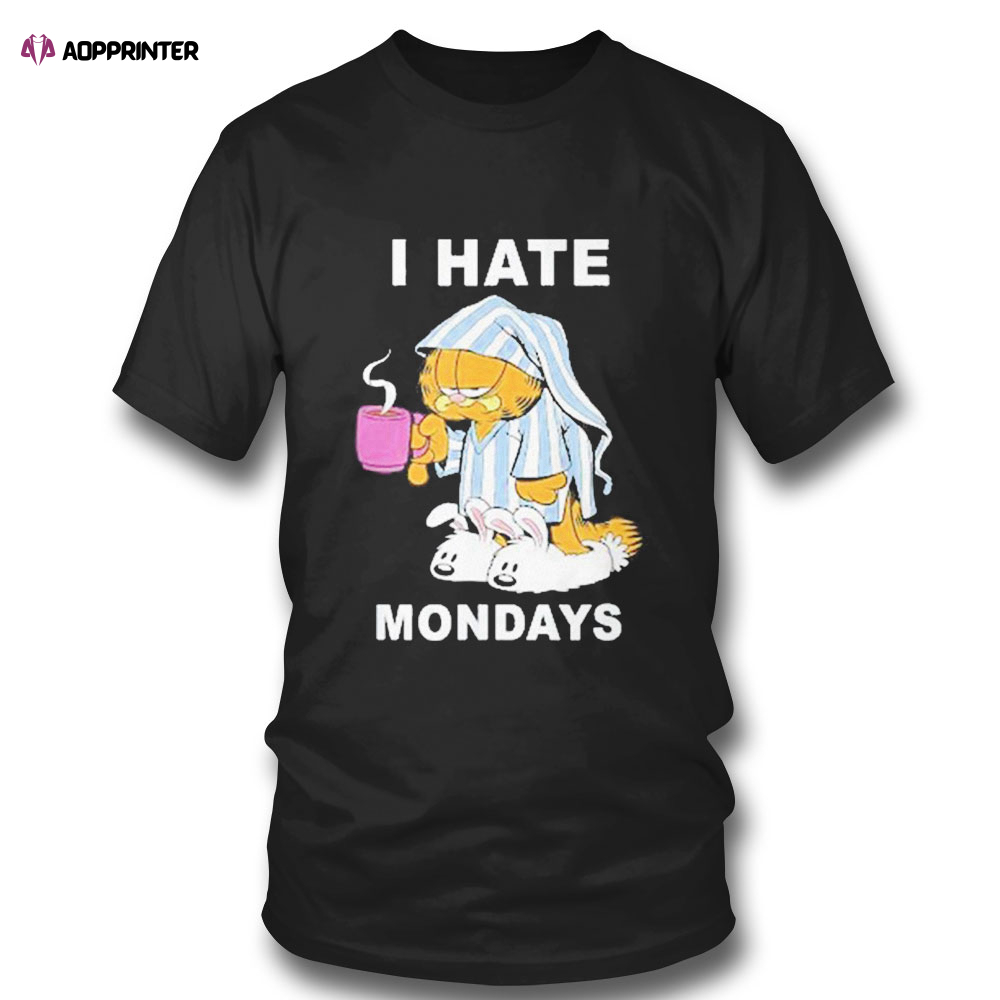 Garfield I Hate Mondays Coffee Sweatshirt Garfield T-shirt