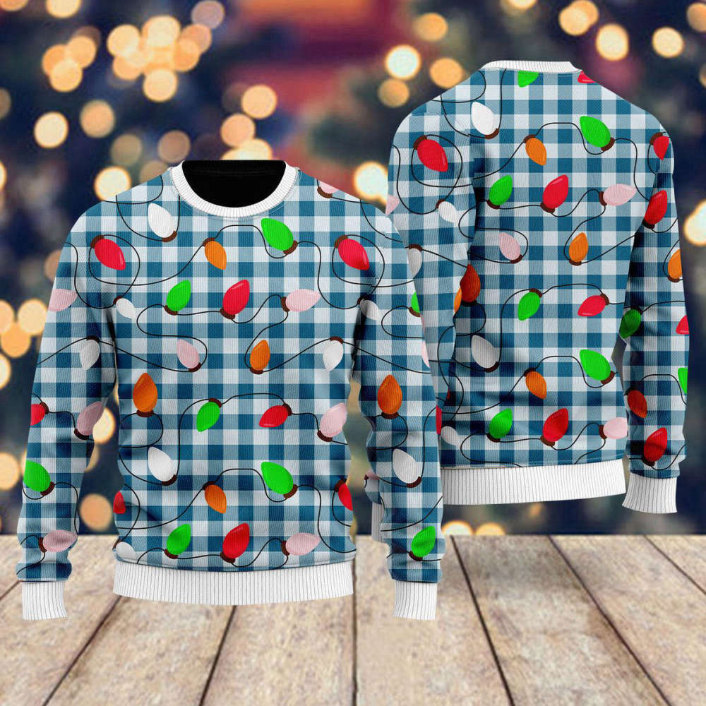 Get Festive with Christmas Is Lit Ugly Sweater – Perfect for Men & Women