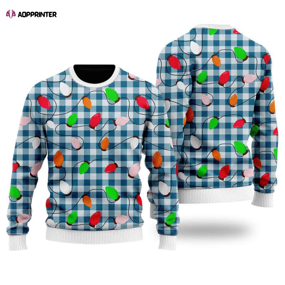 Stylish Xmas Pathwork Ugly Christmas Sweater for Men & Women