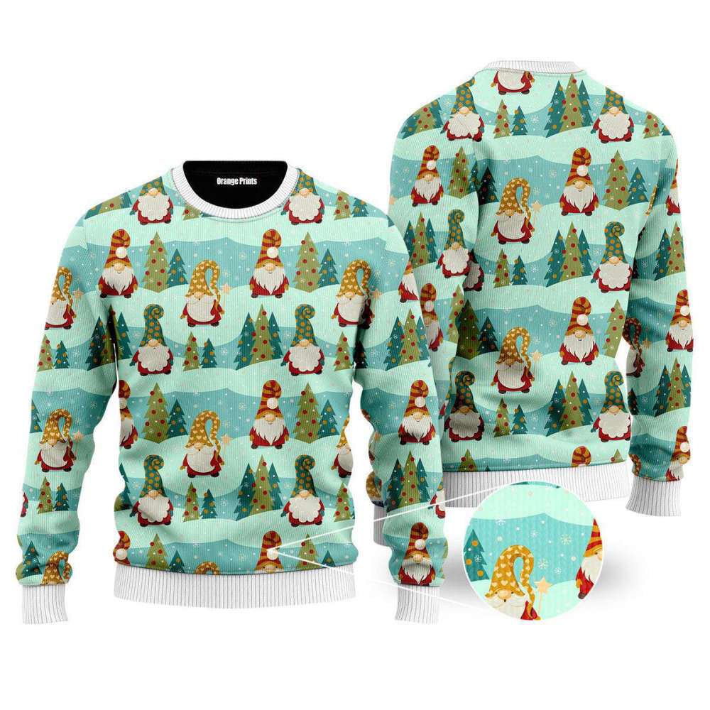 Gnomes Where To Get The Best Ugly Christmas Sweater For Men & Women UH1090