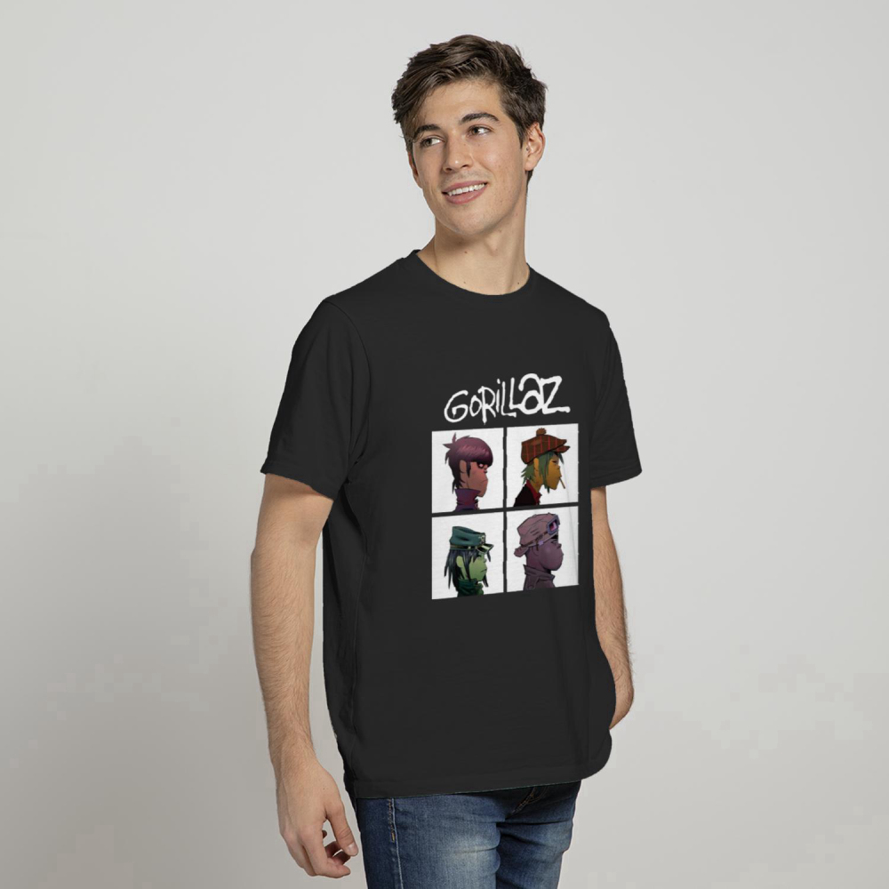 gorillaz british virtual band t-shirt