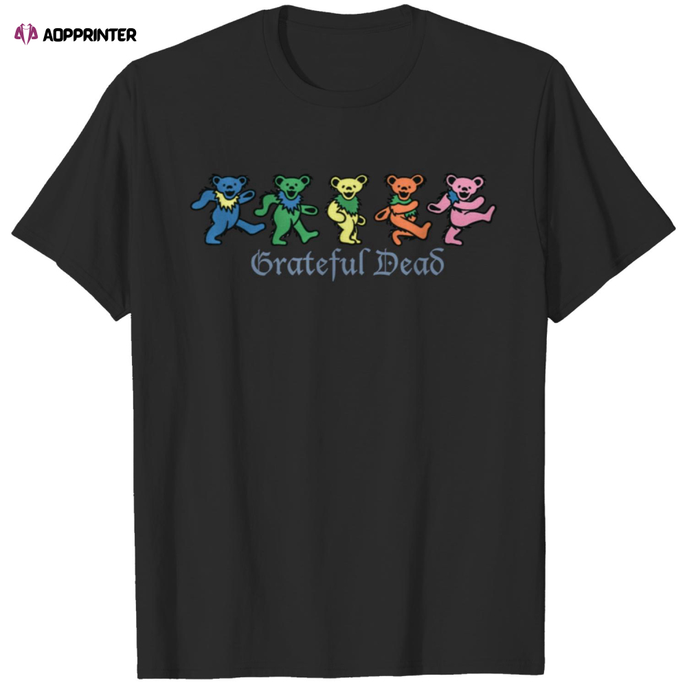 Grateful Dead Dancing Bears Official Tee T-Shirt