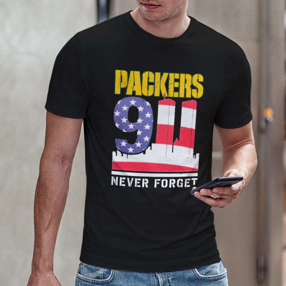 Green Bay Packers Shirt Never Forget Patriot Day Vintage Shirt Memories Shirt