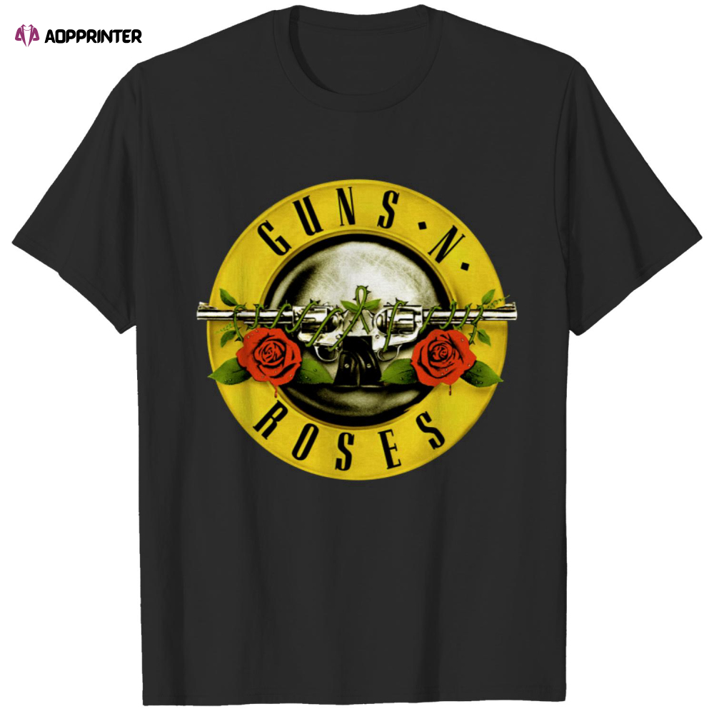 Guns N Roses Bullet Gift Birthday Christmars T Shirt