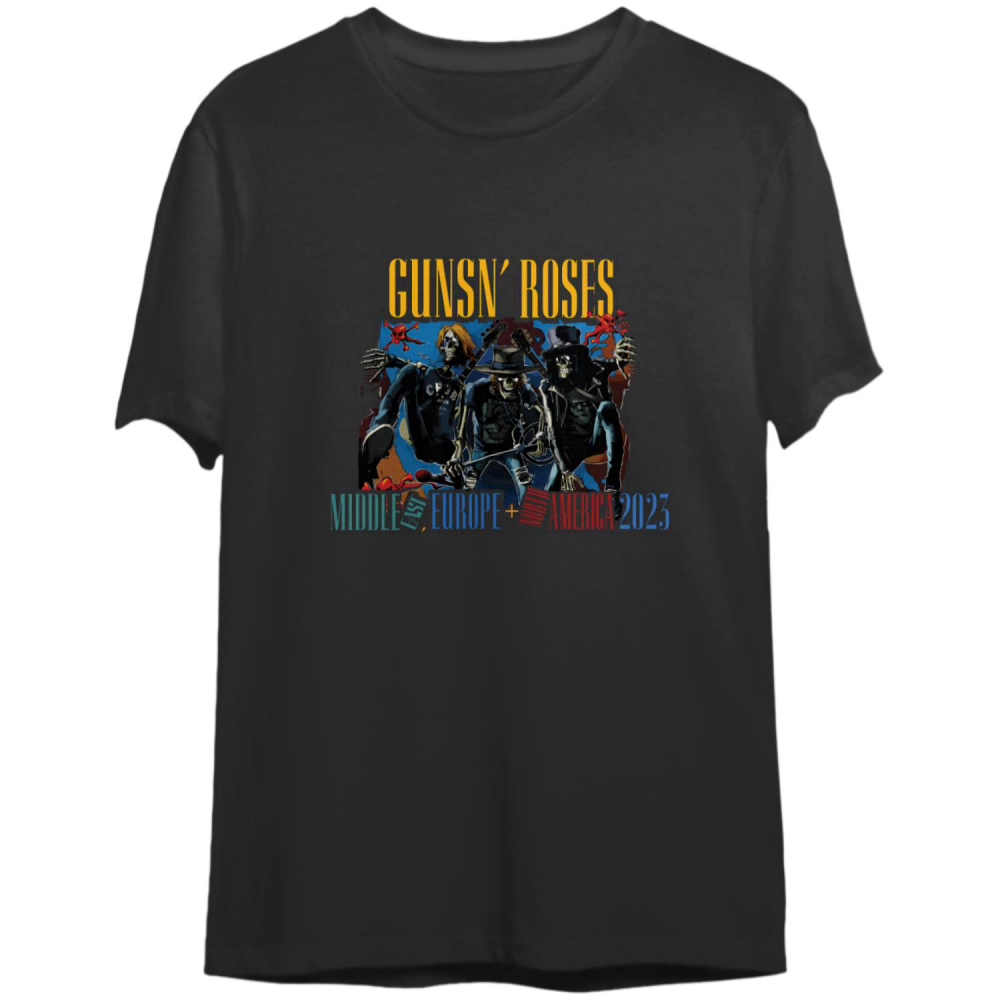 Guns N Roses North American Tour 2023 Shirt, Guns N Roses Tour Tee, Rock Band Tee
