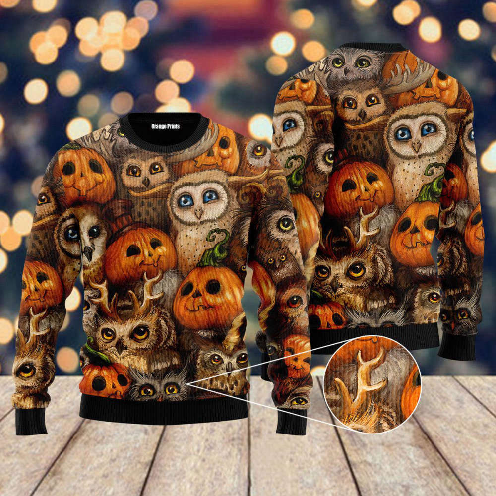 Halloween Ugly Christmas Sweater for Men & Women: Fun and Festive Costume Option!