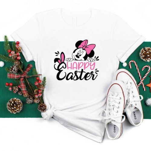 Happy Easter Mickey And Minnie Couple Shirt, Disney Easter 2022 Shirt, Disney Easter Eggs Shirt