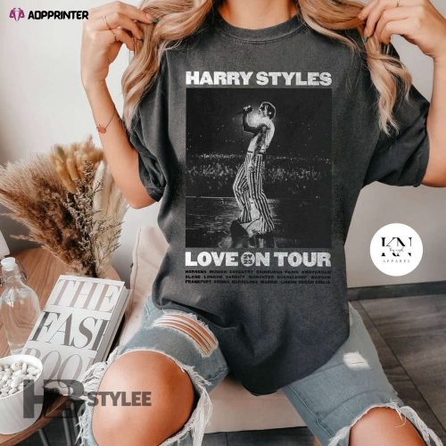 Harry Styles Love On Tour 2023 Harry’s House Album Harry Styles Music Tour 2023 Vintage Graphic Unisex T Shirt, Sweatshirt, Hoodie Size S – 5XL