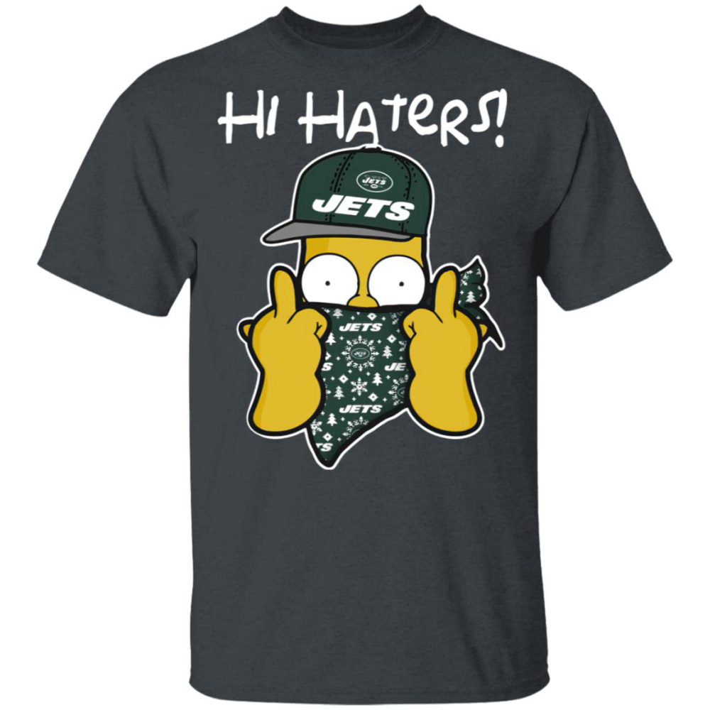 Hi Hater The Simpsons Christmas Gangster New York Jets Shirt