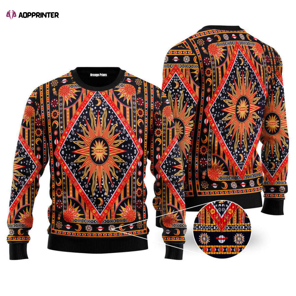 Hippie Style Ugly Christmas Sweater for Men & Women – Festive & Trendy Holiday Apparel