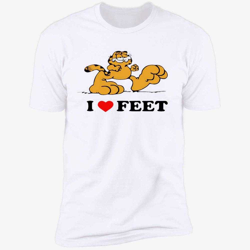 I love feet garfield shirt