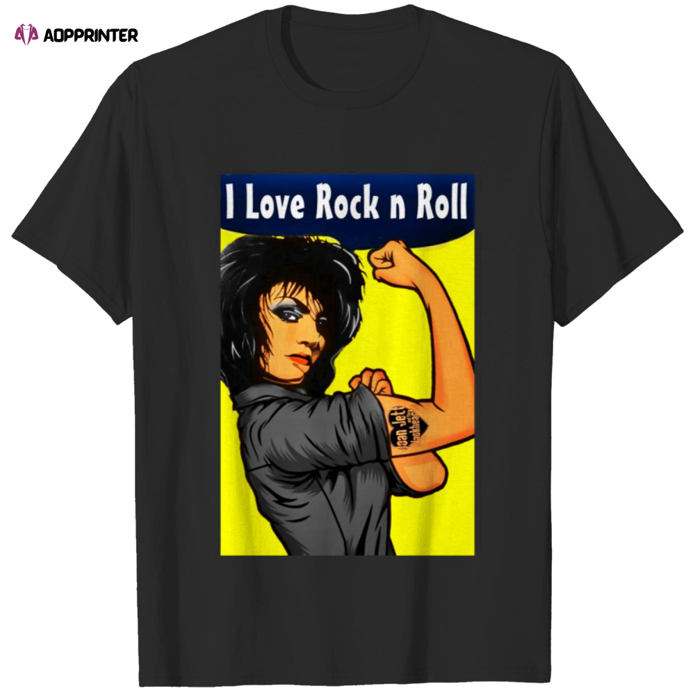 Joan Jett I Love Rock n Roll T Shirt