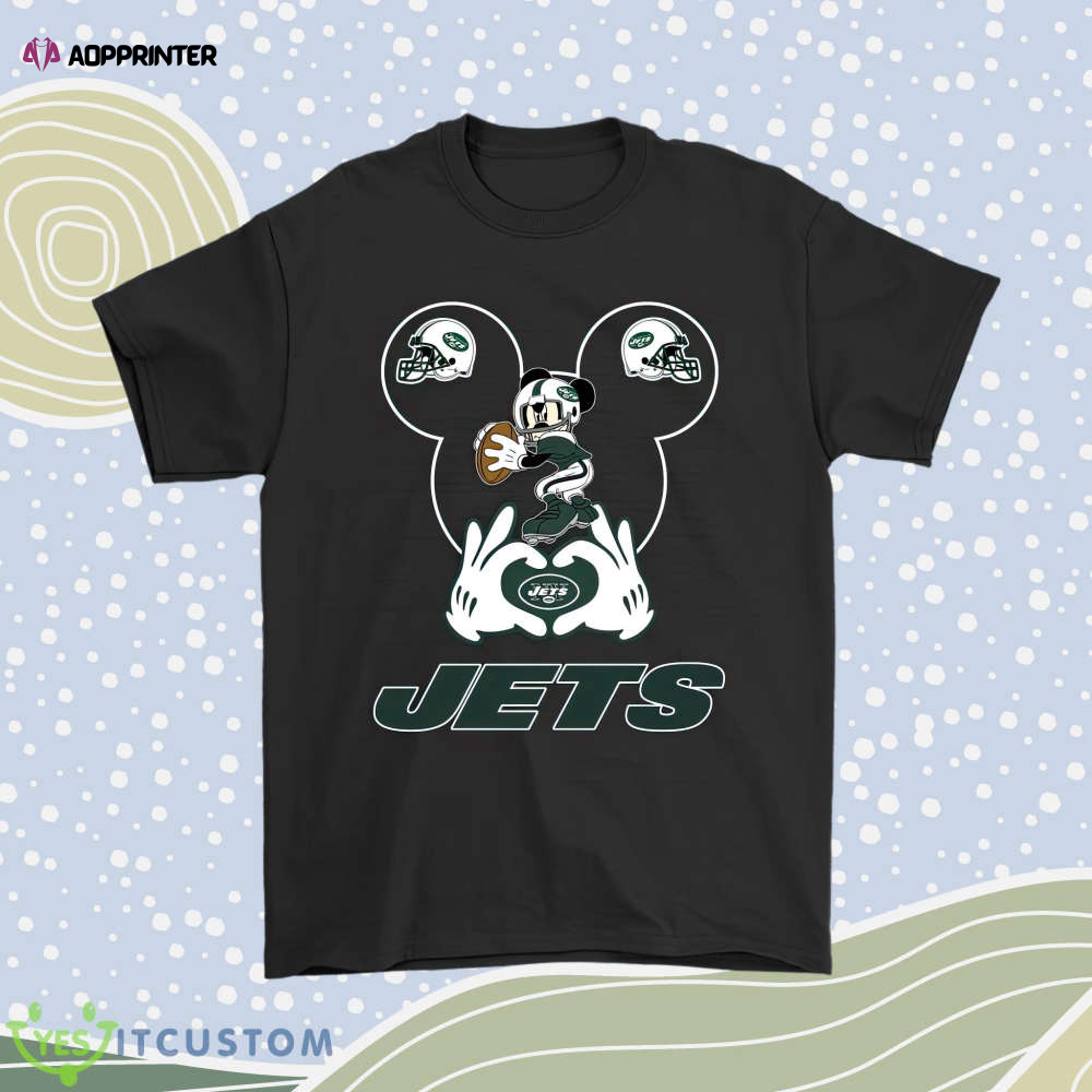 Football Dabbing Unicorn Steps On Helmet New York Jets Men Women Shirt