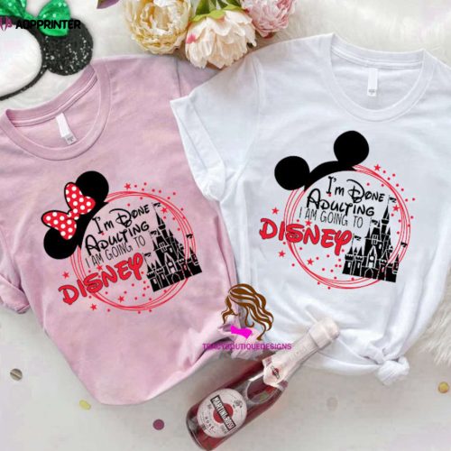 Custom Disney Birthday Boy Shirt, Personalized Disney Birthday Shirt