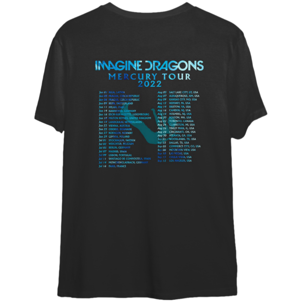 Imagine Dragons Mercury Tour 2022 Shirt, Mercury Tour 2022 Shirt