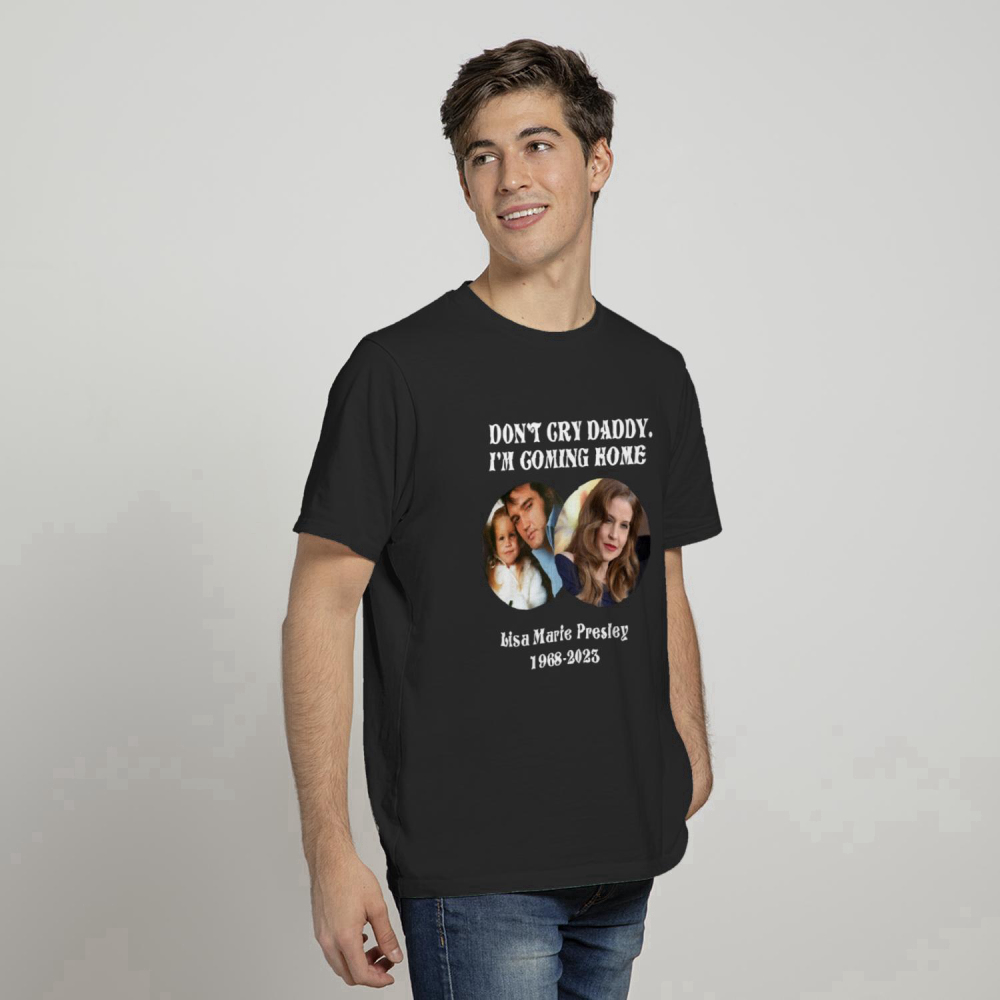 In Memory Of Lisa Marie Presley Shirt, Elvis Presley And His Daughter T-shirt