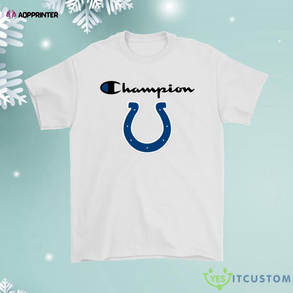 Indianapolis Colts Champion Logo Mashup Shirt